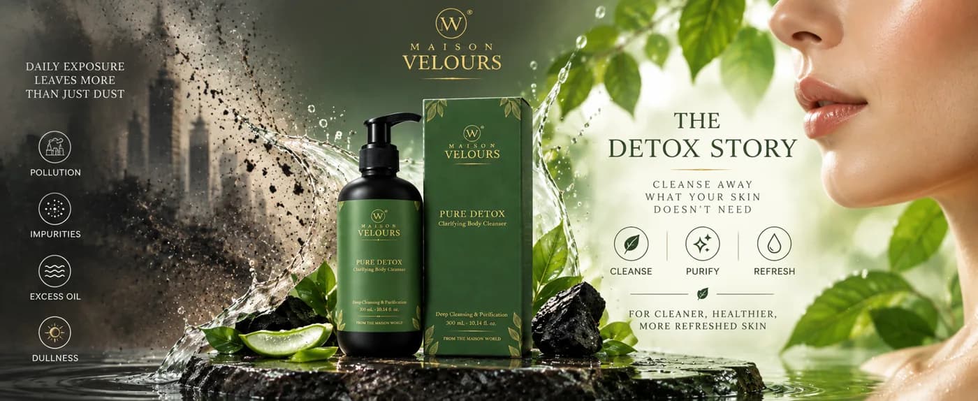 Pure Detox — daily exposure leaves pollution, impurities, excess oil and dullness; cleanse away what your skin does not need.
