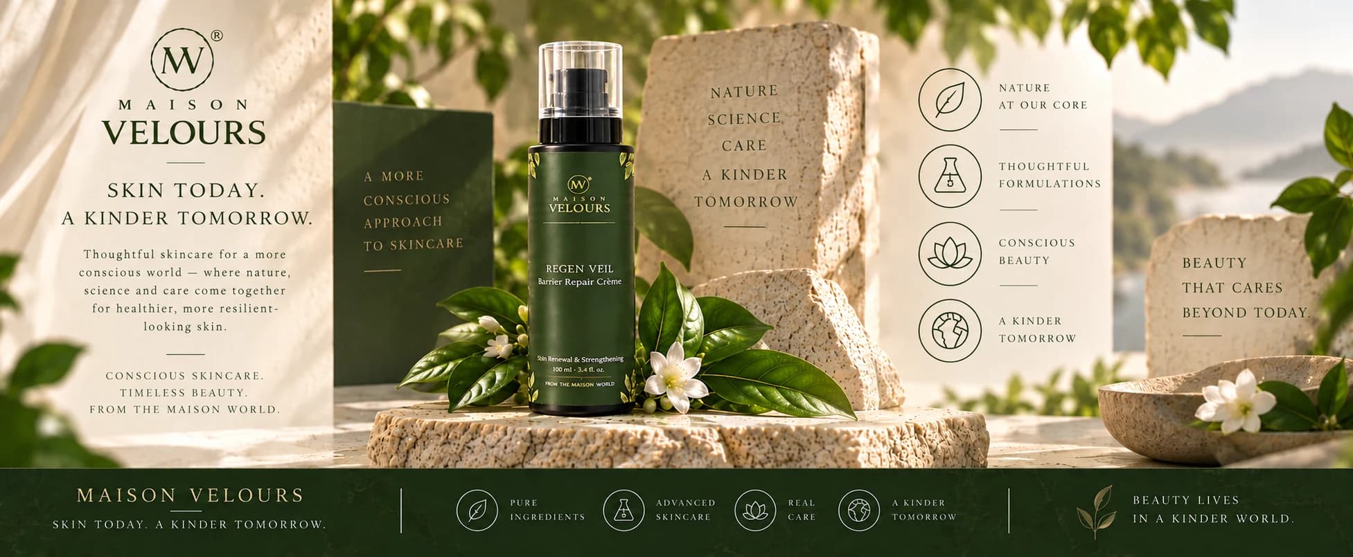 Regen Veil — thoughtful formulations and conscious beauty for a kinder tomorrow.